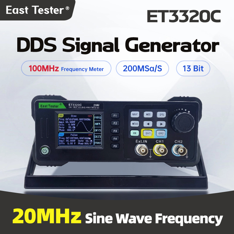 Dual Channel Arbitrary Waveform Function Generator 60Mhz - East 테스터 미니 듀얼 채널 기능