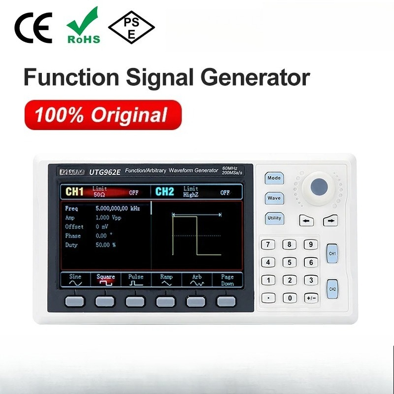 기능 신호 발생기 UTG932E UTG962E 30Mh - Dual Channel Arbitrary Waveform Function Generator 60Mhz 리뷰 및 가격