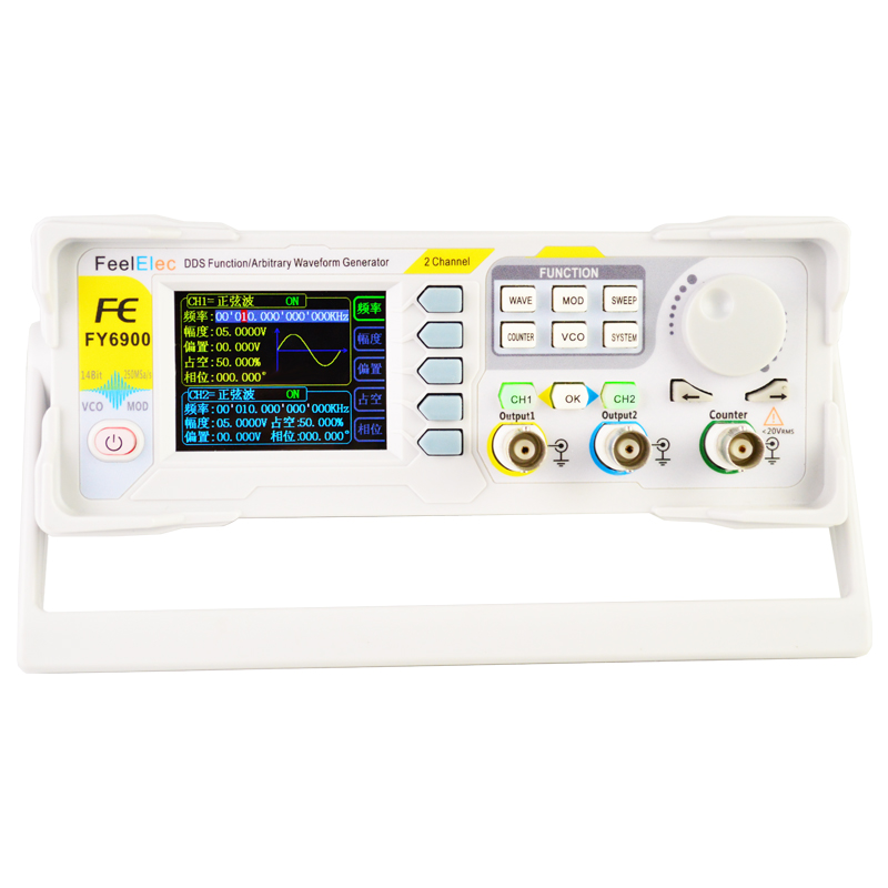 KKmoon FY6900-60M 기능 신호 발생기 고정 - Dual Channel Arbitrary Waveform Function Generator 60Mhz 리뷰 및 가격