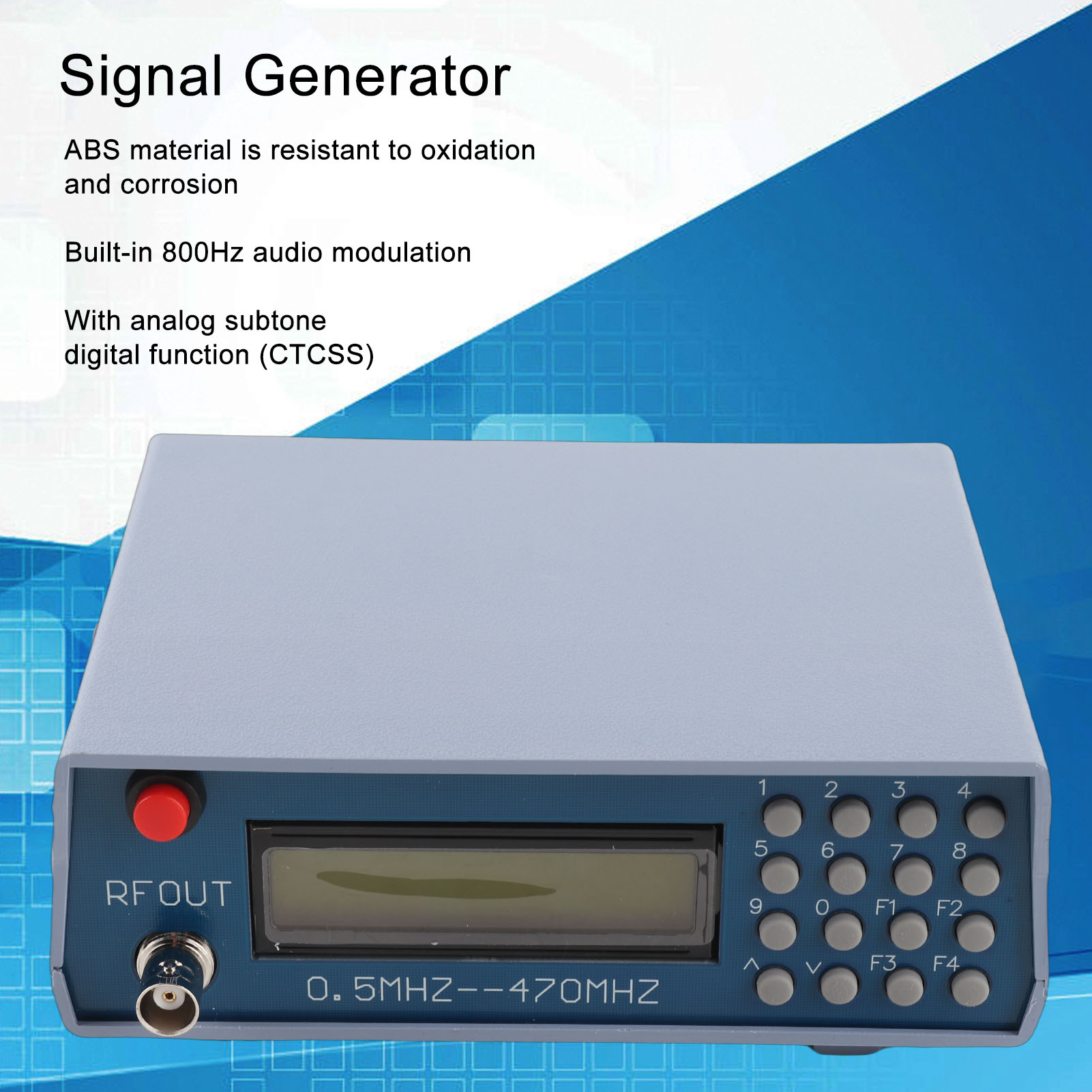 기능 신호 발생기 RF 신호 발생기 오디오 변조 신호  - Rf Signal Generator 0.5Mhz To 470Mhz 리뷰 및 가격