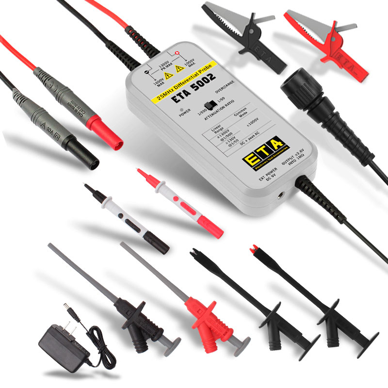 Miyee ETA5002/ETA5010/ETA5026  - High Voltage Differential Probe 100Mhz 1300V 리뷰 및 가격