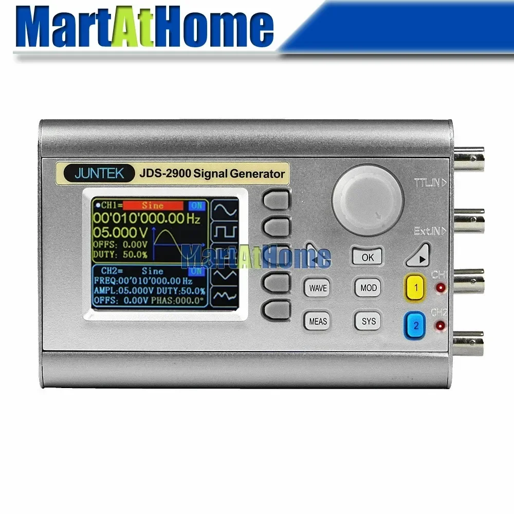 디지털 듀얼 채널 DDS 신호 발생기, 임의 파형 생성 - Dual Channel Arbitrary Waveform Function Generator 60Mhz 리뷰 및 가격