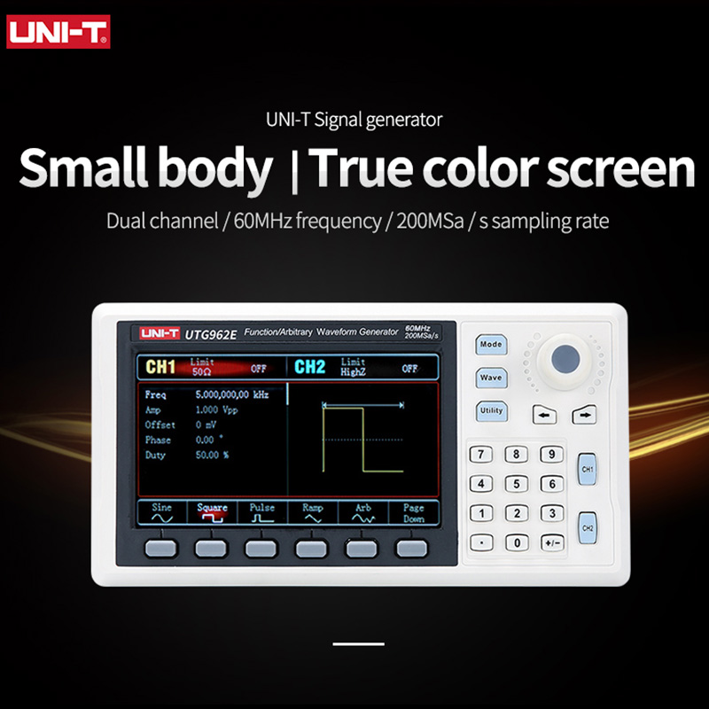 UNI-T UTG932E UTG962E 기능 임의 파형 - Dual Channel Arbitrary Waveform Function Generator 60Mhz 리뷰 및 가격