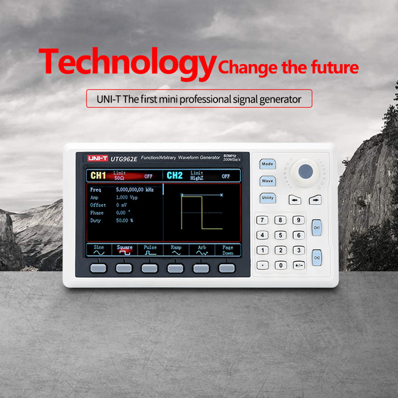 UNI-T UTG932E UTG962E 기능 임의 파형 - Dual Channel Arbitrary Waveform Function Generator 60Mhz 리뷰 및 가격