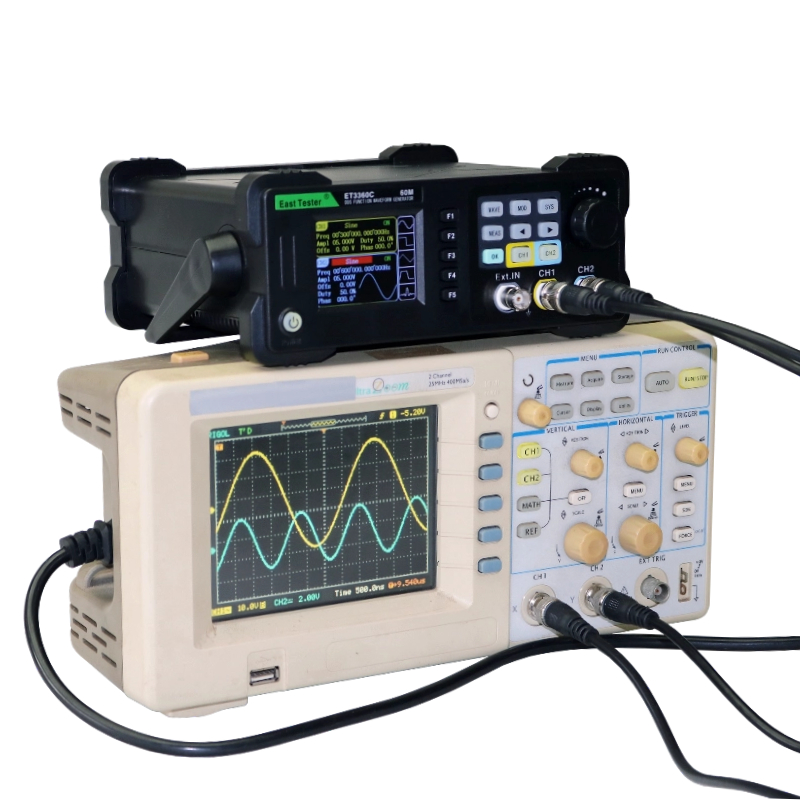 East 테스터 미니 듀얼 채널 기능 임의 파형 발생기 - Dual Channel Arbitrary Waveform Function Generator 60Mhz 리뷰 및 가격