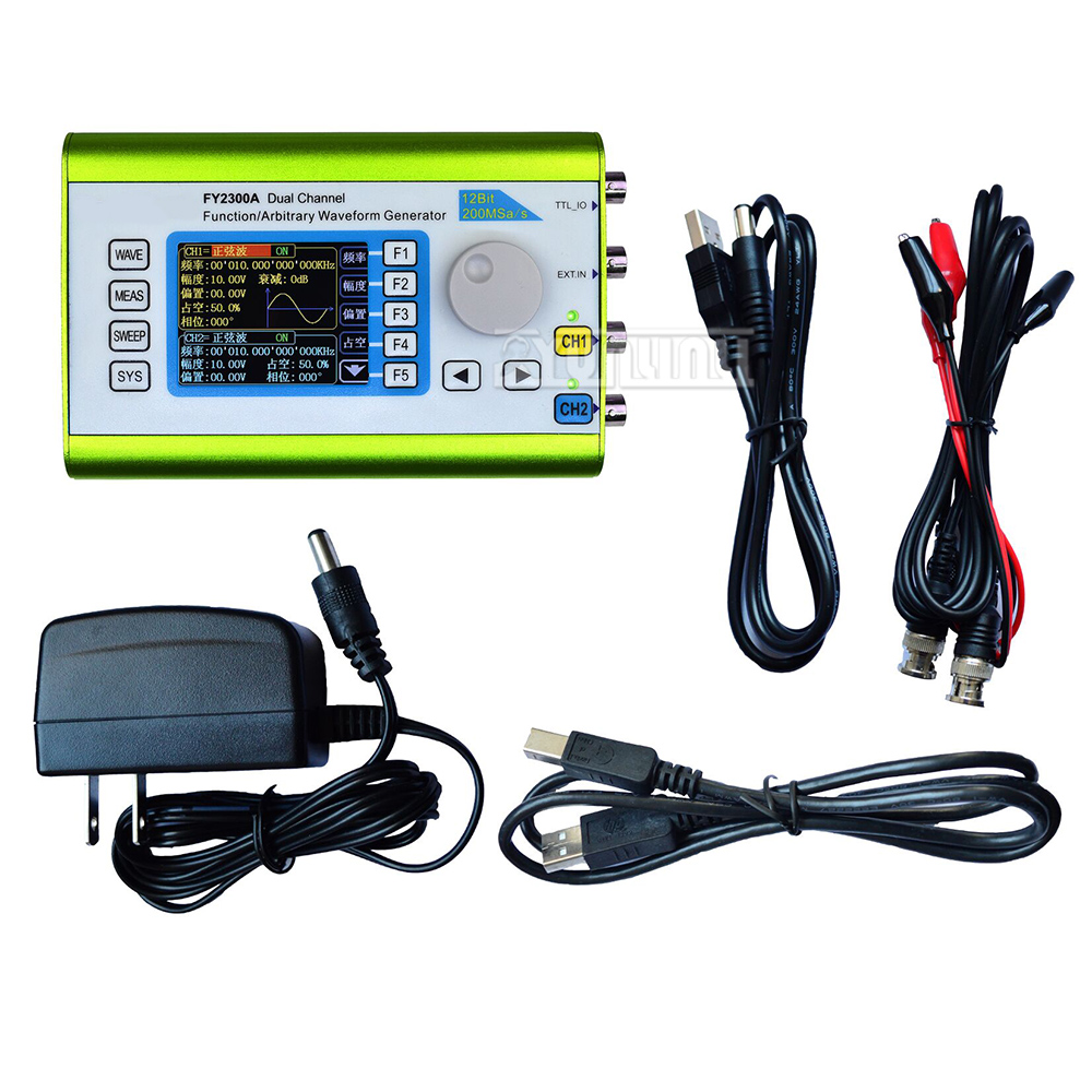 FY6300 FY2300 듀얼 채널 DDS 기능 신호  - Dual Channel Arbitrary Waveform Function Generator 60Mhz 리뷰 및 가격