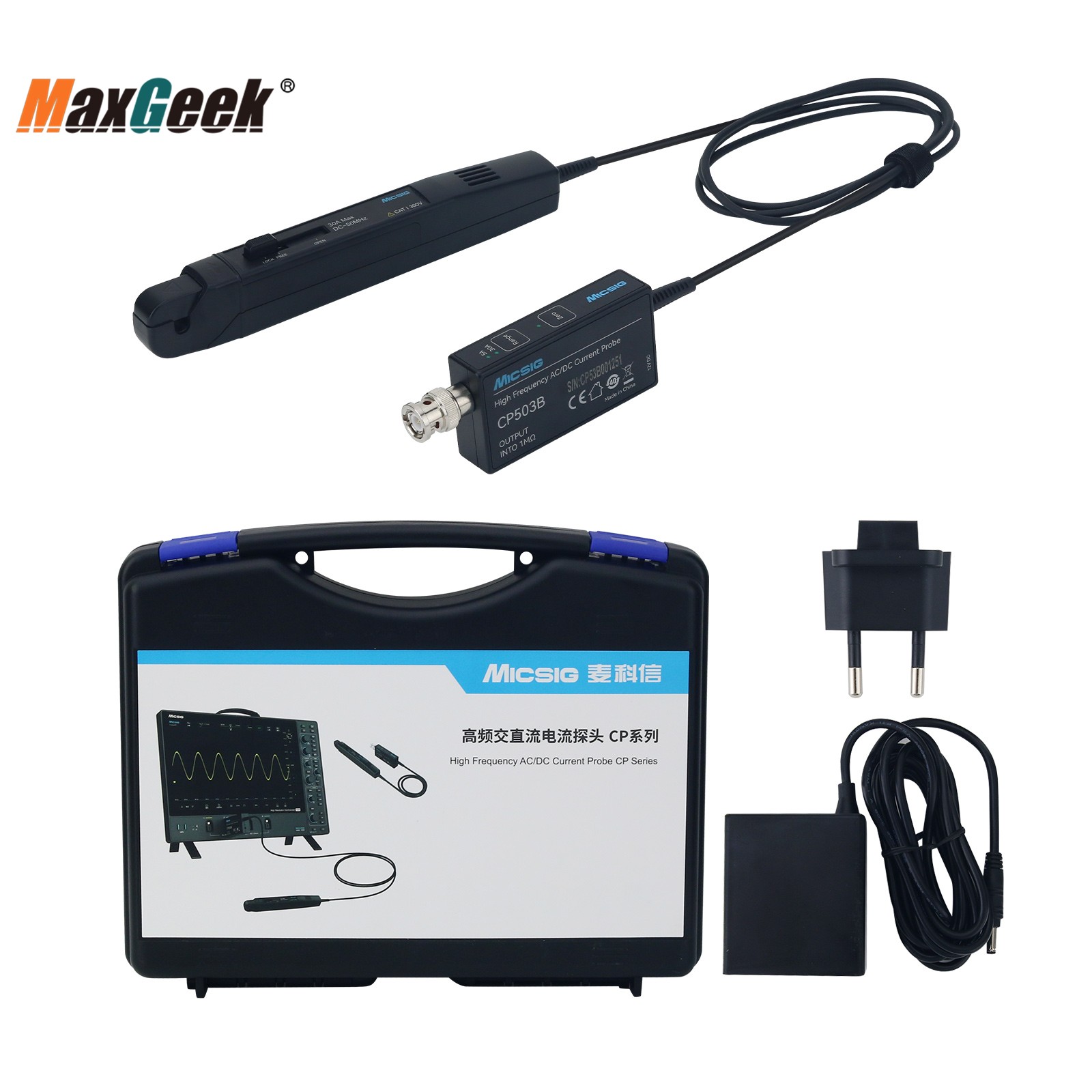 Micsig 고주파 CP503B CP1003B AC/D - Current Probe Ac Dc 50Mhz Oscilloscope 리뷰 및 가격
